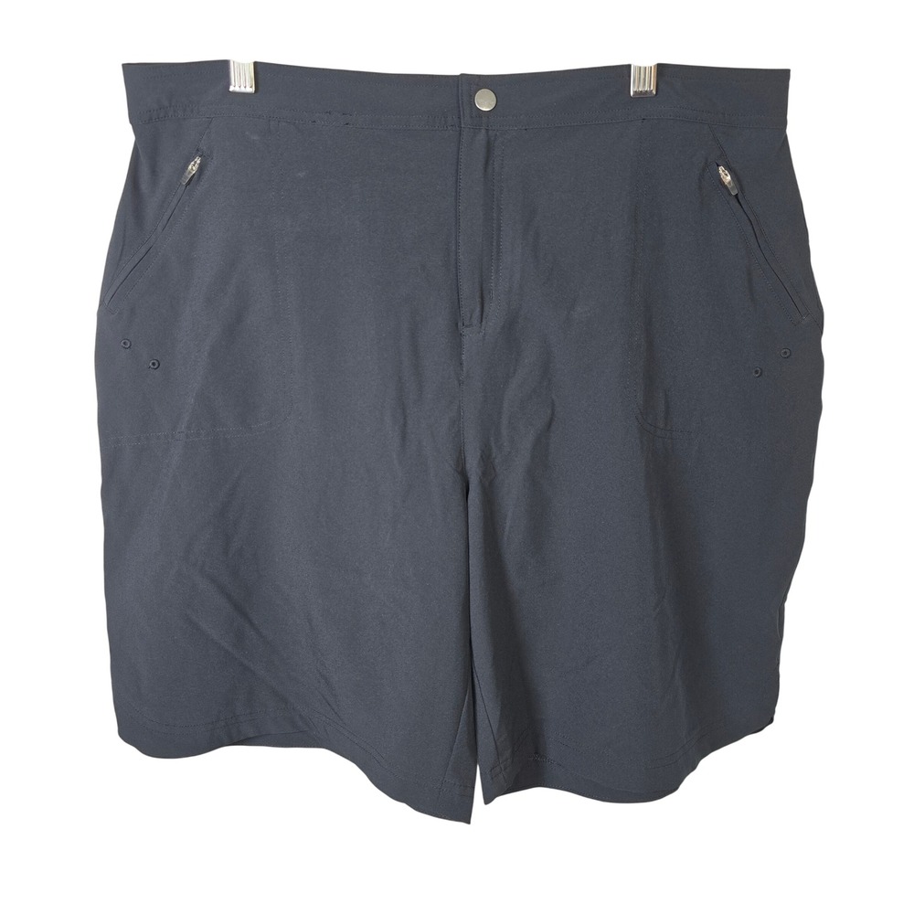 Reel Legends Estuary Women 16‎ Black Performance Fishing Hiking Shorts UPF NWT